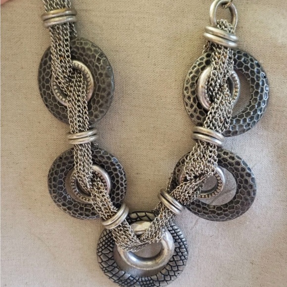 N318 Silver snake reptile chain necklace - Picture 5 of 5